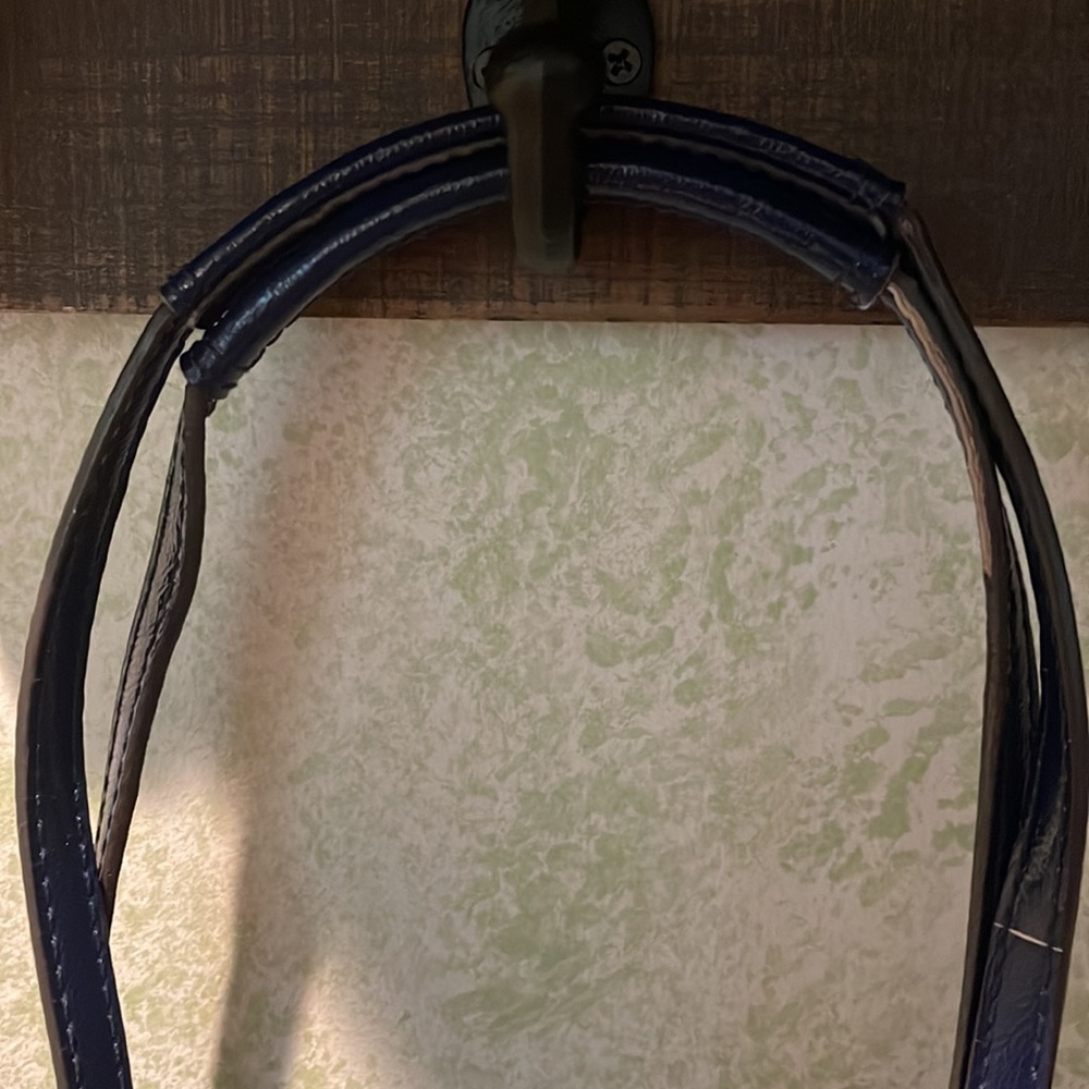 Vintage Coach Tartan Purple/Blue Plaid Shoulder Purse - Picture 5 of 9